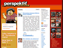 Tablet Screenshot of perspektif.net